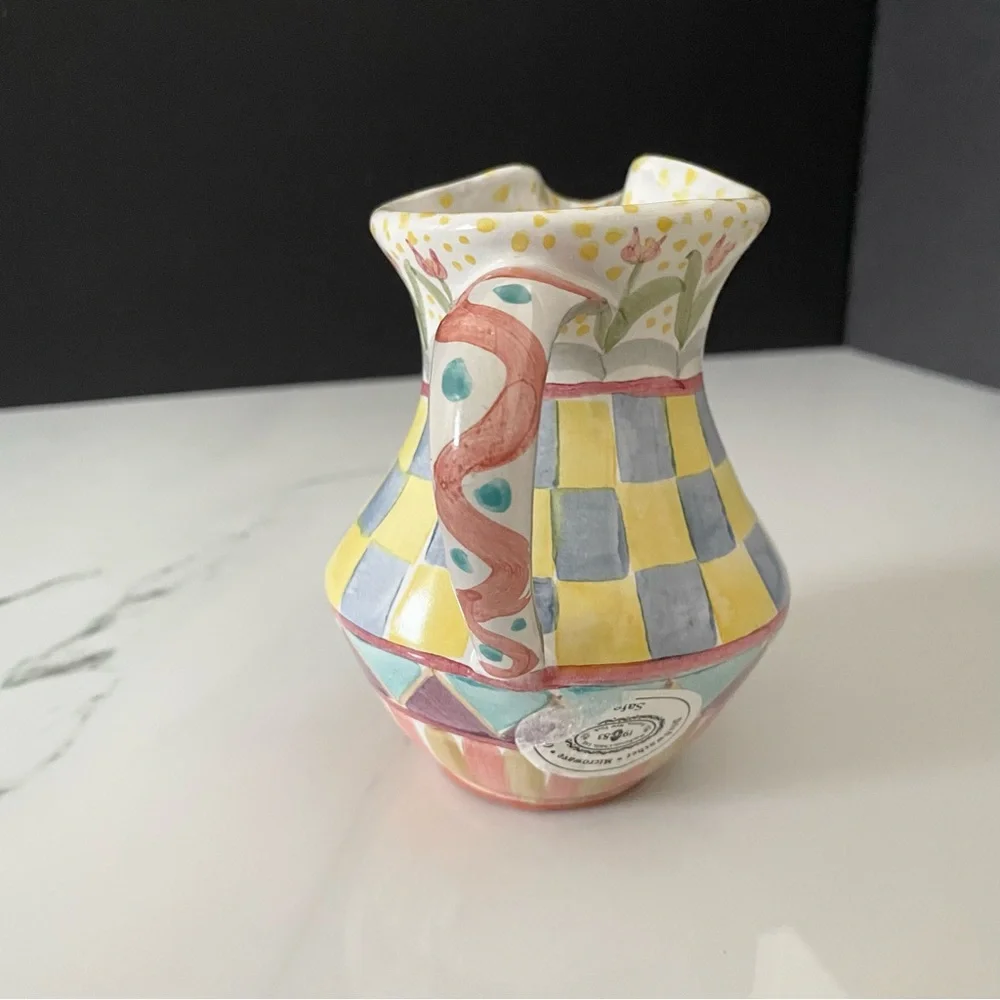 Small Creamer Syrup Pitcher by Mackenzie Childs - Picture 4 of 10